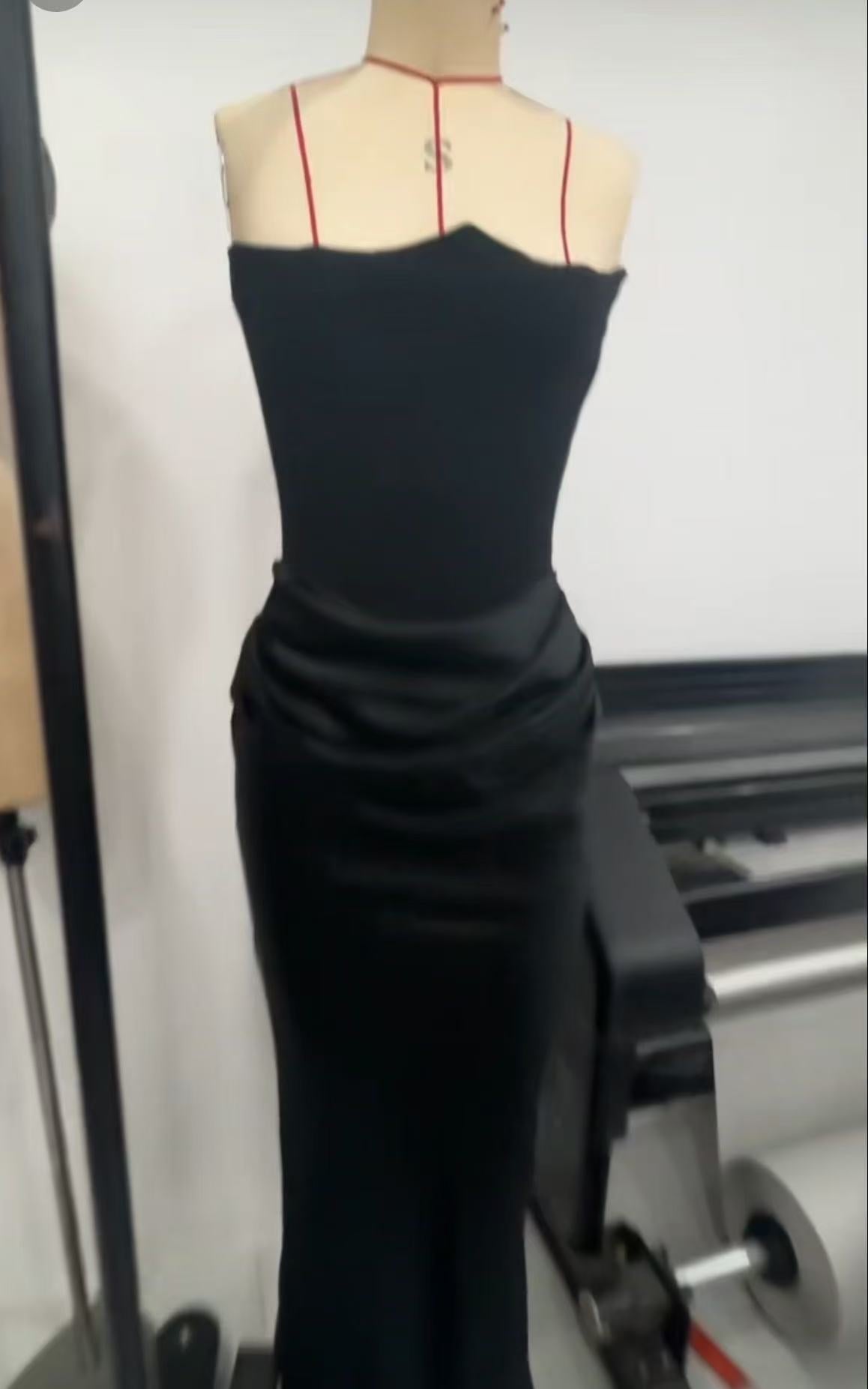 Sexy One Shoulder Pleated Bodysuit Dress