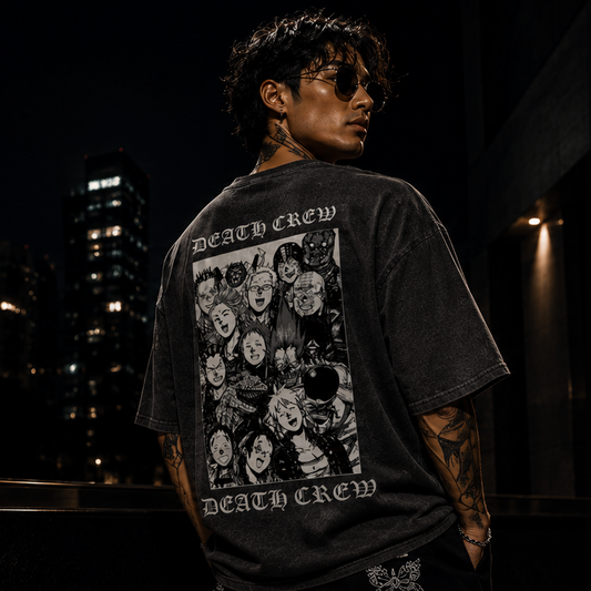 Japanese Anime Dorohedoro Kaiman Vintage Washed T-shirt