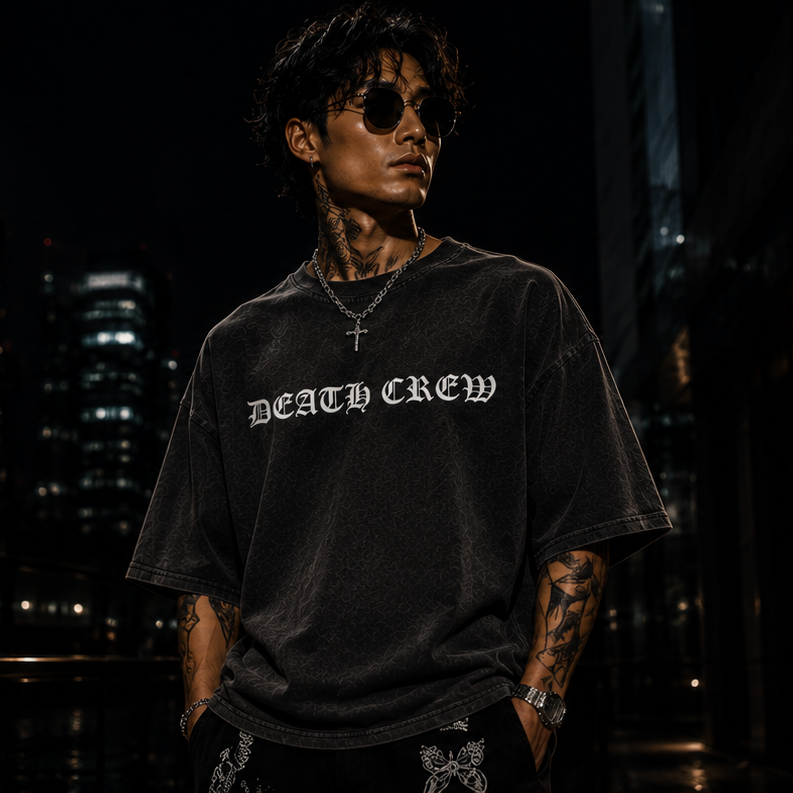 Japanese Anime Dorohedoro Kaiman Vintage Washed T-shirt
