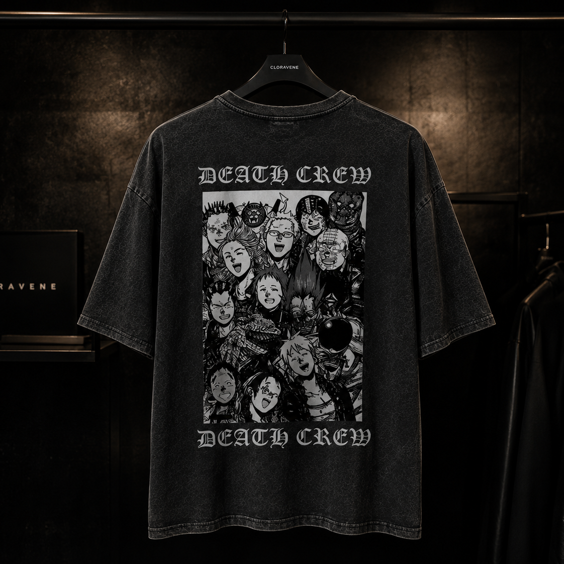 Japanese Anime Dorohedoro Kaiman Vintage Washed T-shirt