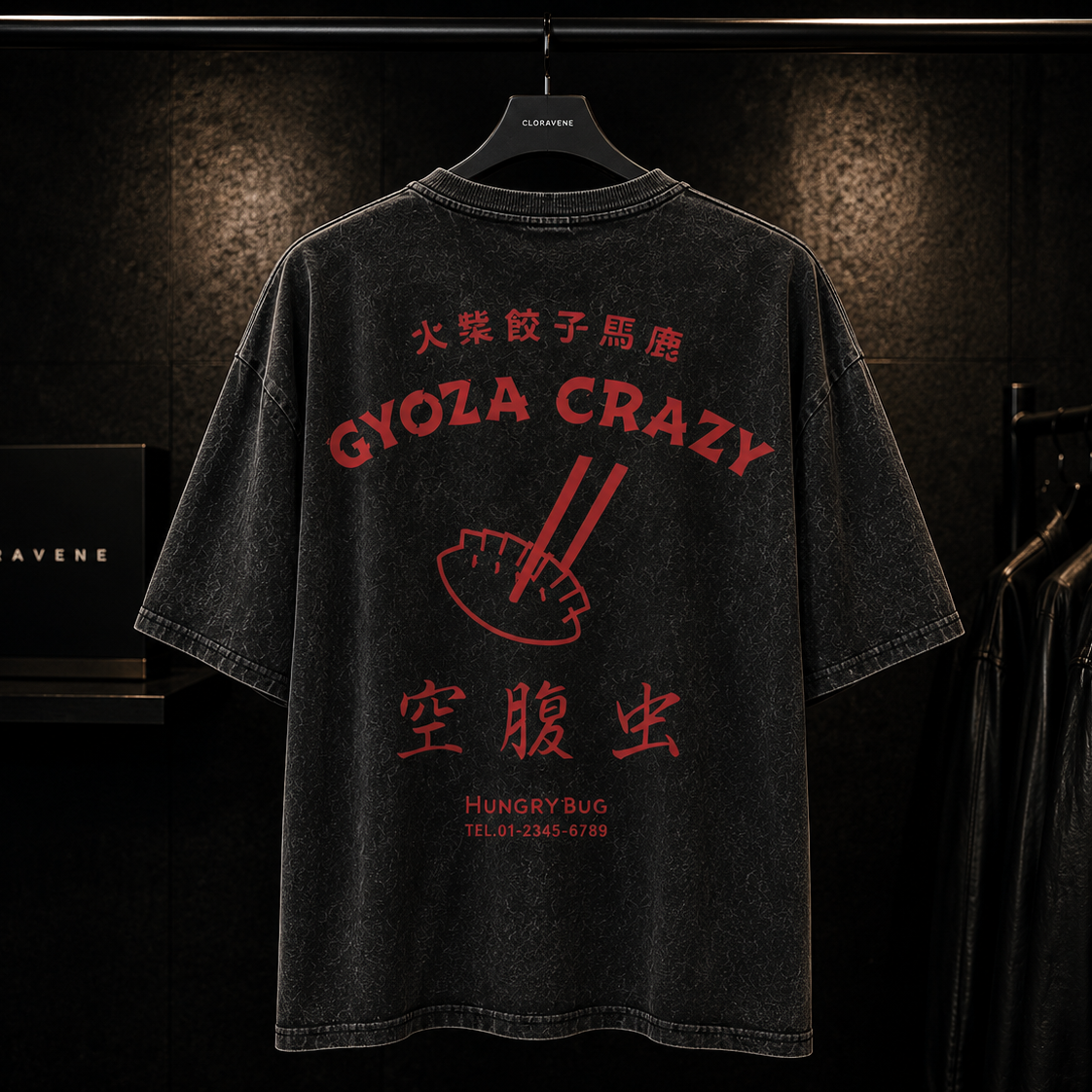 Japanese Anime Dorohedoro Kaiman Vintage Washed T-shirt